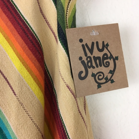 NEW IVY JANE Southwestern Blanket Striped Skirt - Picture 5 of 7